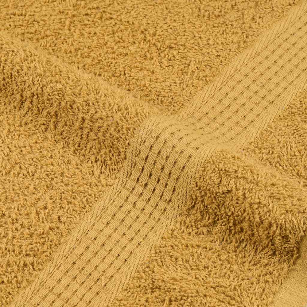 Produktbild för Handdukar FROGN 10 st guld 100x200 cm 360 gsm