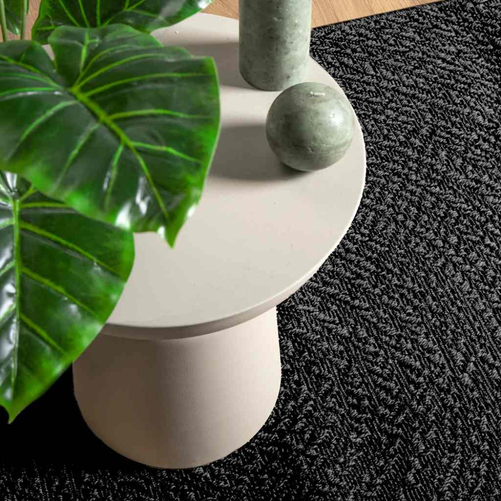 Produktbild för Matta ZIZUR antracit 160x230 cm jutelook inomhus och utomhus
