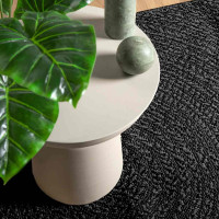 Produktbild för Matta ZIZUR antracit 160x230 cm jutelook inomhus och utomhus
