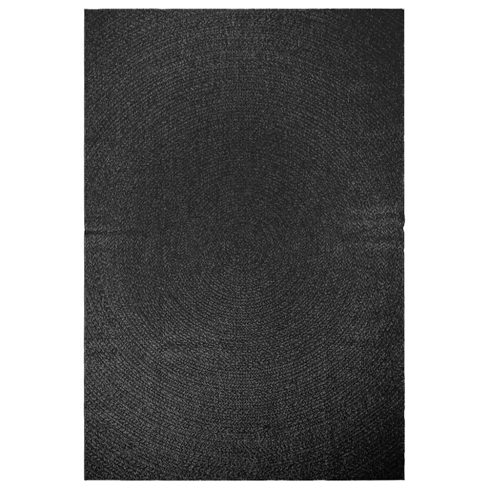 Produktbild för Matta ZIZUR antracit 200x290 cm jutelook inomhus och utomhus