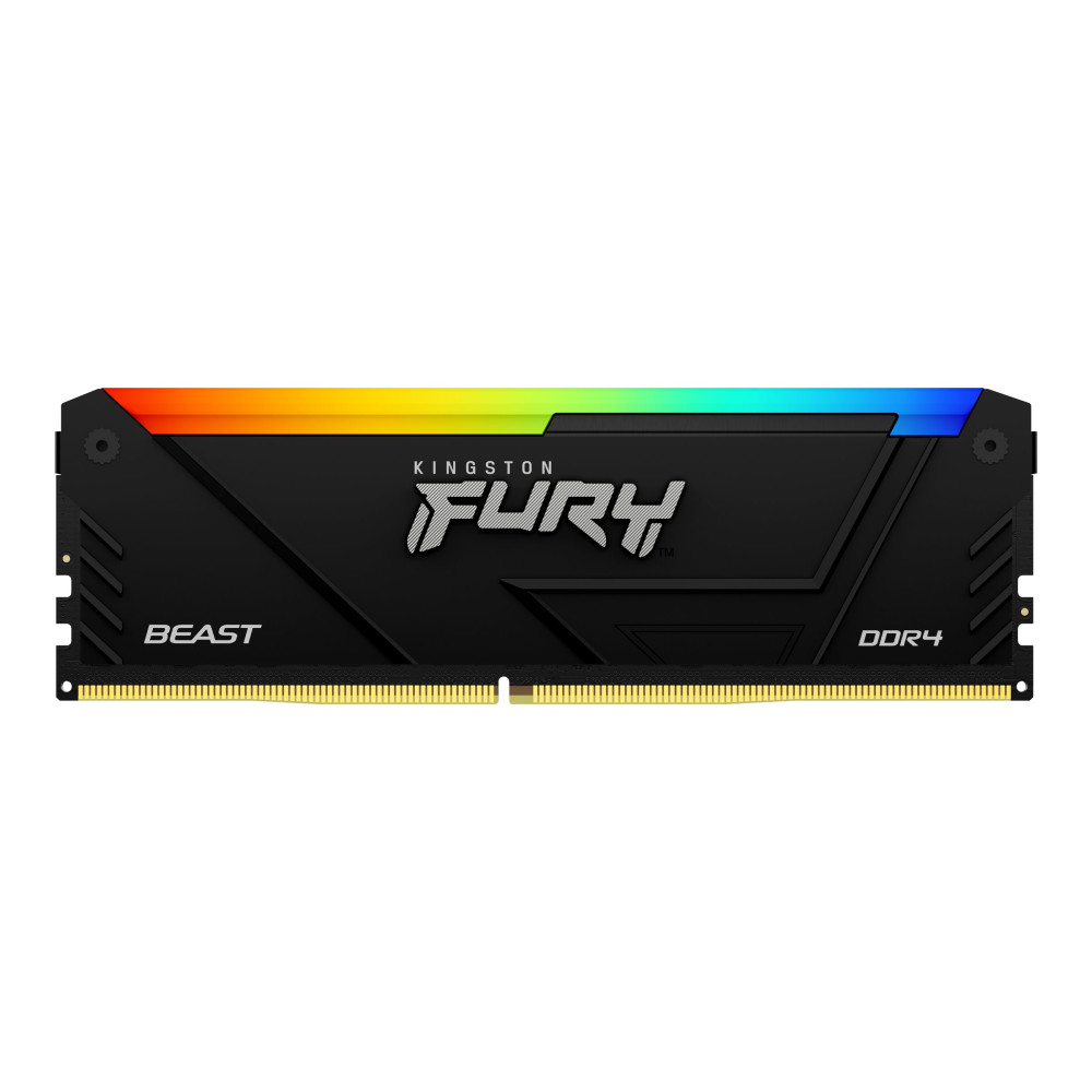 Produktbild för Kingston FURY Beast RGB - DDR4 - modul - 32 GB - DIMM 288-pin / PC4-25600 - ej buffrad