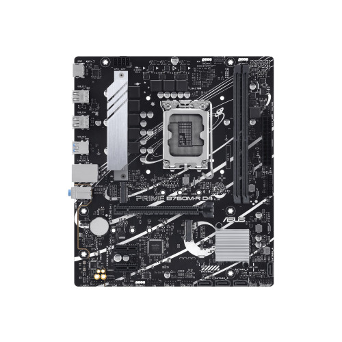 ASUSTeK COMPUTER ASUS PRO B760M-R D4 - moderkort - micro ATX - LGA1700-uttag - B760