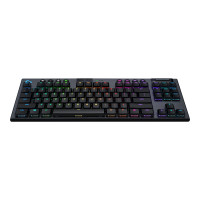 Produktbild för Logitech G915 TKL Tenkeyless LIGHTSPEED Wireless RGB Mechanical Gaming Keyboard - tangentbord - Nordisk - kol Inmatningsenhet