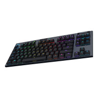 Produktbild för Logitech G915 TKL Tenkeyless LIGHTSPEED Wireless RGB Mechanical Gaming Keyboard - tangentbord - Nordisk - kol Inmatningsenhet