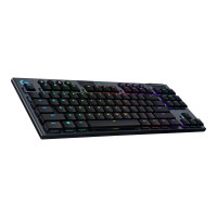 Produktbild för Logitech G915 TKL Tenkeyless LIGHTSPEED Wireless RGB Mechanical Gaming Keyboard - tangentbord - Nordisk - kol Inmatningsenhet