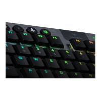 Produktbild för Logitech G915 TKL Tenkeyless LIGHTSPEED Wireless RGB Mechanical Gaming Keyboard - tangentbord - Nordisk - kol Inmatningsenhet