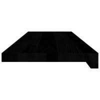 Produktbild för Trappstegsmattor 8 pcs brunsvart 80x25x2 cm massiv ek