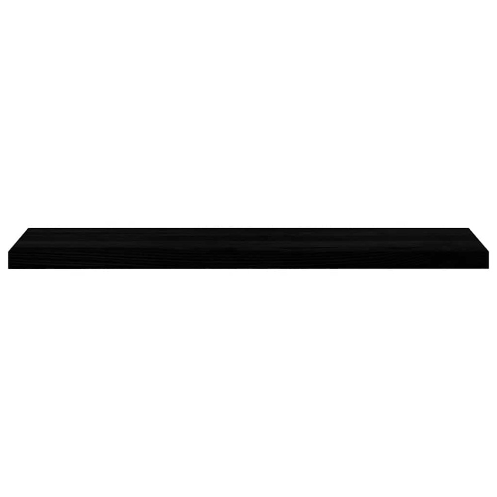 Produktbild för Trappstegsmattor 2 pcs brunsvart 110x25x2 cm massiv ek