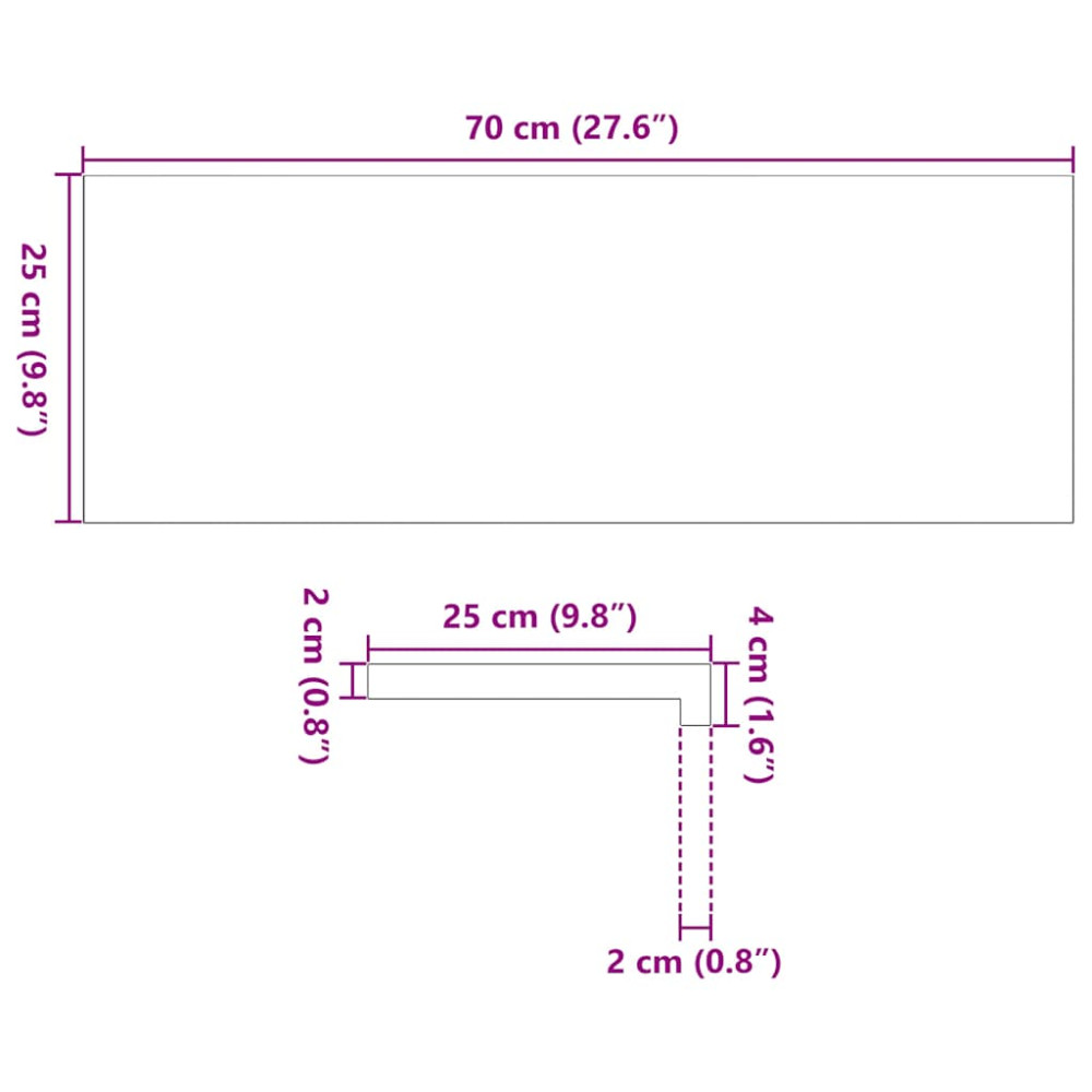 Produktbild för Trappstegsmattor 12 pcs brunsvart 70x25x2 cm massiv ek