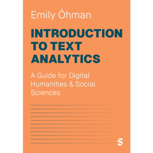 Sage Publications Ltd Introduction to Text Analytics (häftad, eng)