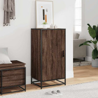 Produktbild för Skohylla brun ek 48x38x97,5 cm konstruerat trä