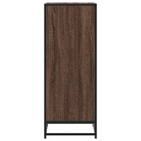 Produktbild för Skohylla brun ek 48x38x97,5 cm konstruerat trä