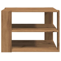 Produktbild för Soffbord artisan ek 58x58x40 cm konstruerat trä