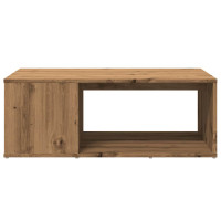 Produktbild för Soffbord artisan ek 90x67x33 cm konstruerat trä