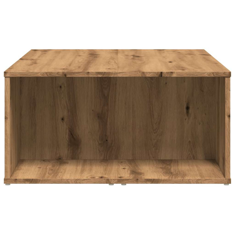 Produktbild för Soffbord artisan ek 90x67x33 cm konstruerat trä