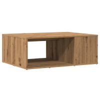Produktbild för Soffbord artisan ek 90x67x33 cm konstruerat trä