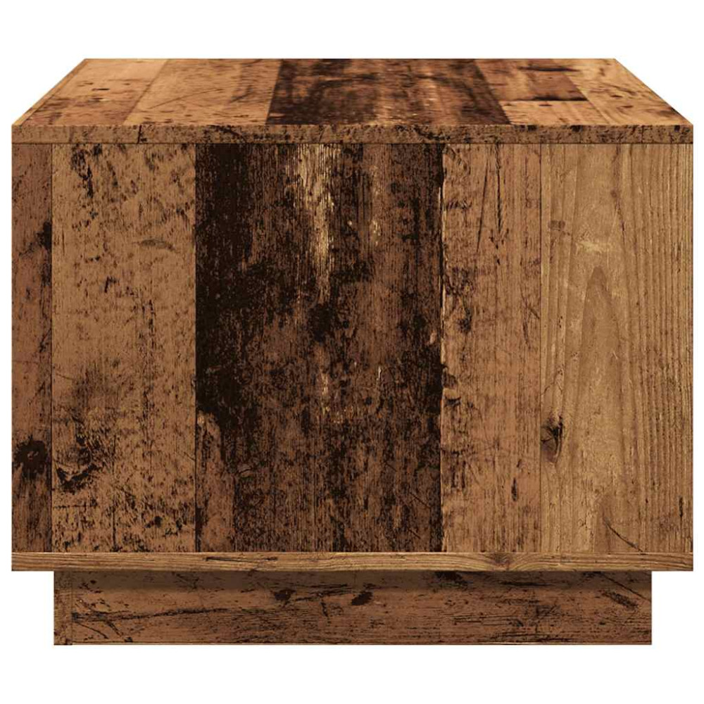Produktbild för Soffbord åldrat trä 55x55x42 cm konstruerat trä
