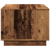 Produktbild för Soffbord åldrat trä 55x55x42 cm konstruerat trä