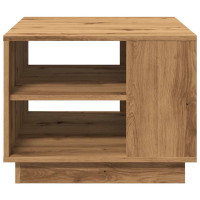 Produktbild för Soffbord artisan ek 55x55x42 cm konstruerat trä