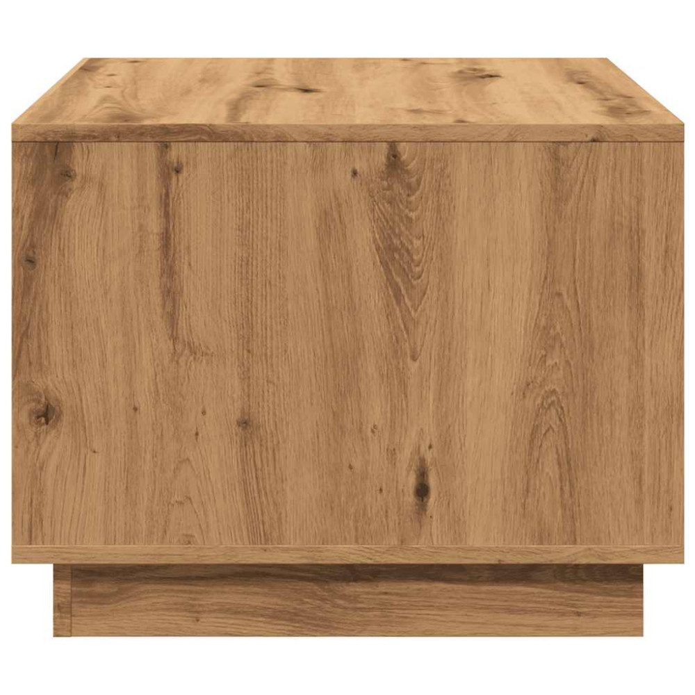 Produktbild för Soffbord artisan ek 55x55x42 cm konstruerat trä