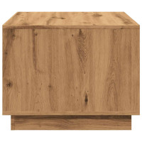 Produktbild för Soffbord artisan ek 55x55x42 cm konstruerat trä