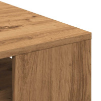 Produktbild för Soffbord artisan ek 55x55x42 cm konstruerat trä