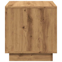 Produktbild för Soffbord artisan ek 40x40x43 cm konstruerat trä