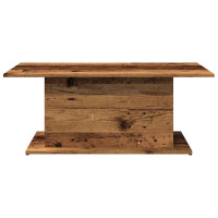 Produktbild för Soffbord åldrat trä 102x55,5x40 cm konstruerat trä