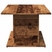 Produktbild för Soffbord åldrat trä 102x55,5x40 cm konstruerat trä
