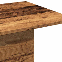 Produktbild för Soffbord åldrat trä 102x55,5x40 cm konstruerat trä