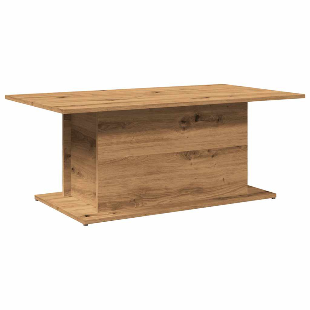 Produktbild för Soffbord artisan ek 102x55,5x40 cm konstruerat trä