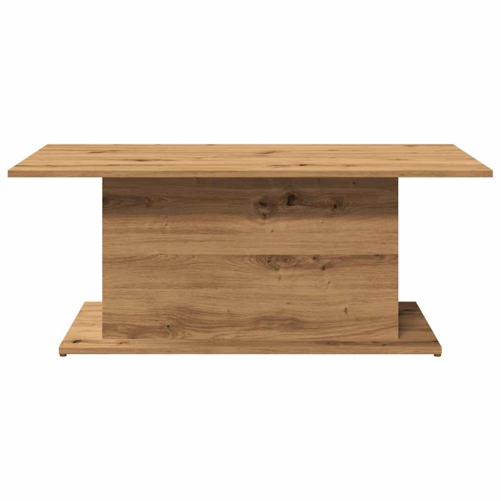 Produktbild för Soffbord artisan ek 102x55,5x40 cm konstruerat trä