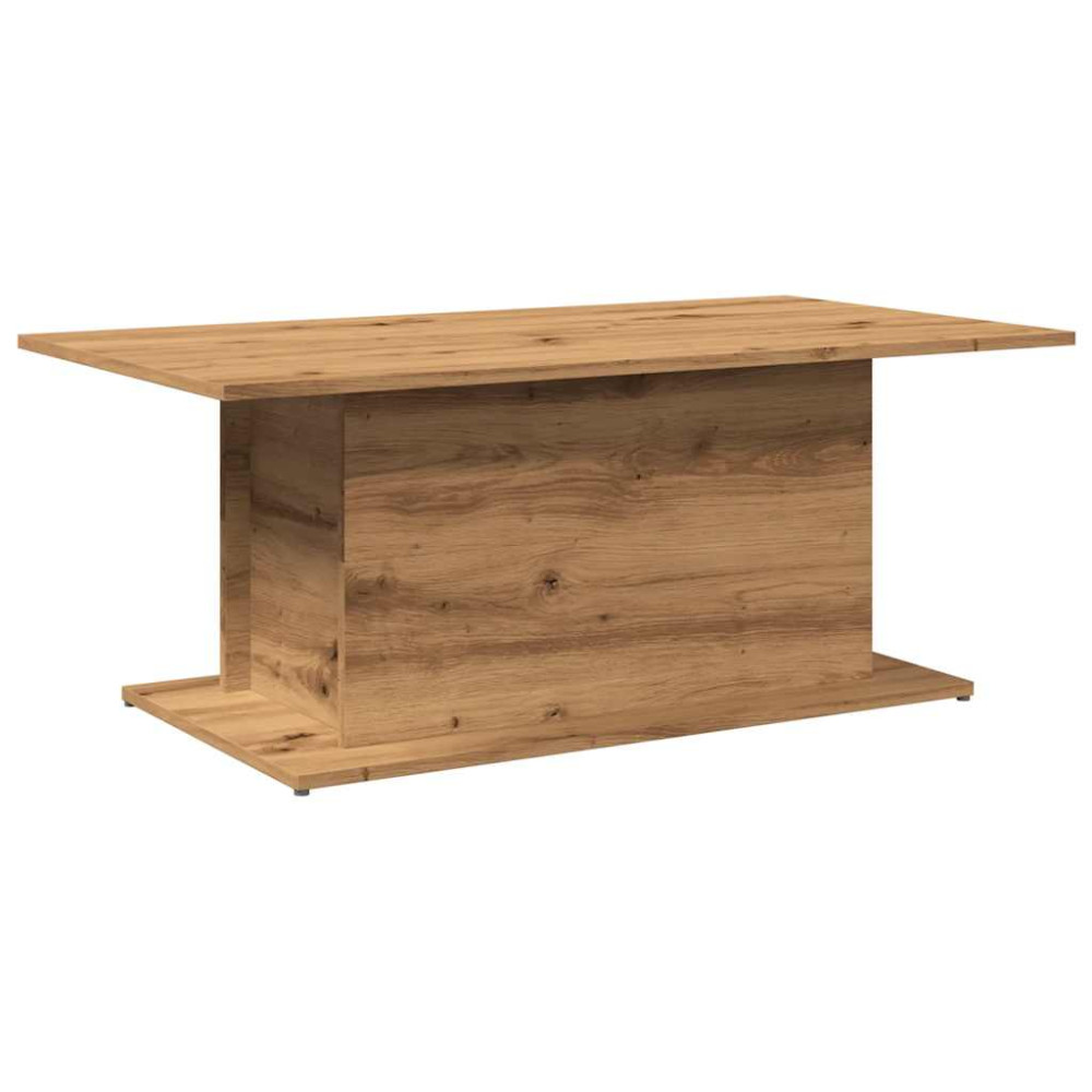 Produktbild för Soffbord artisan ek 102x55,5x40 cm konstruerat trä