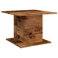 Produktbild för Soffbord åldrat trä 55,5x55,5x40 cm konstruerat trä