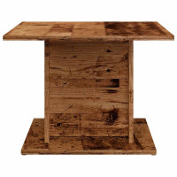 Produktbild för Soffbord åldrat trä 55,5x55,5x40 cm konstruerat trä