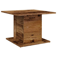Produktbild för Soffbord åldrat trä 55,5x55,5x40 cm konstruerat trä