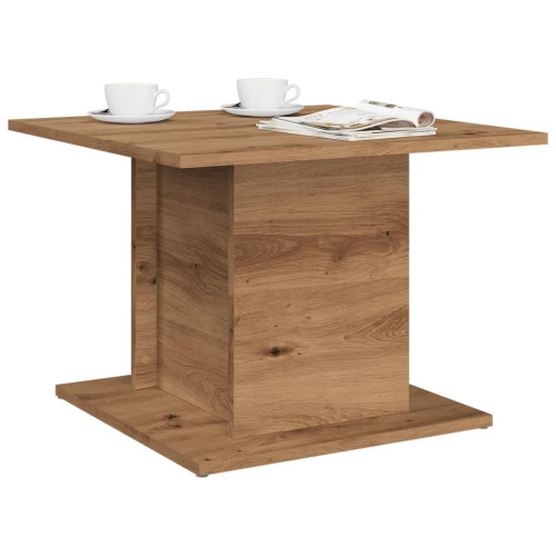 vidaXL Soffbord artisan ek 55,5x55,5x40 cm konstruerat trä