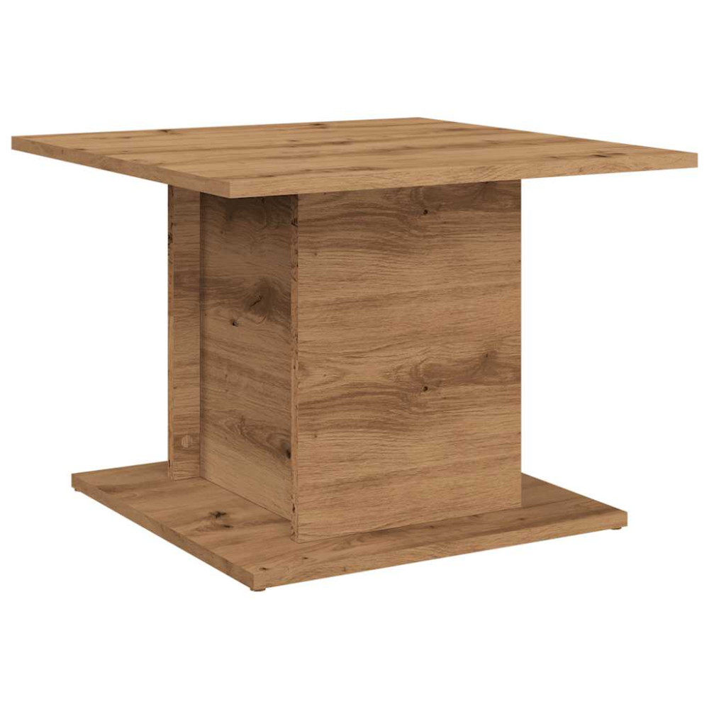 Produktbild för Soffbord artisan ek 55,5x55,5x40 cm konstruerat trä