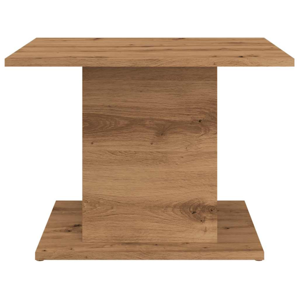 Produktbild för Soffbord artisan ek 55,5x55,5x40 cm konstruerat trä