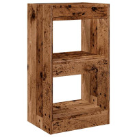 Produktbild för Bokhylla/Rumsavdelare gammalt trä 40x30x72 cm