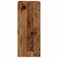 Produktbild för Bokhylla/Rumsavdelare gammalt trä 40x30x72 cm
