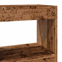 Produktbild för Bokhylla/Rumsavdelare gammalt trä 40x30x72 cm