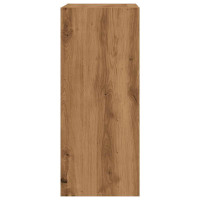 Produktbild för Bokhylla/Rumsavdelare artisan ek 40x30x72 cm