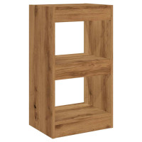 Produktbild för Bokhylla/Rumsavdelare artisan ek 40x30x72 cm
