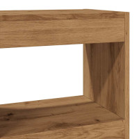 Produktbild för Bokhylla/Rumsavdelare artisan ek 40x30x72 cm