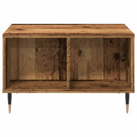 Produktbild för Soffbord åldrat trä 60x50x36,5 cm konstruerat trä