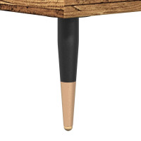 Produktbild för Soffbord åldrat trä 60x50x36,5 cm konstruerat trä