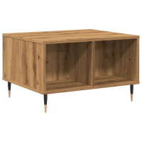Produktbild för Soffbord artisan ek 60x50x36,5 cm konstruerat trä