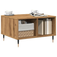 Produktbild för Soffbord artisan ek 60x50x36,5 cm konstruerat trä