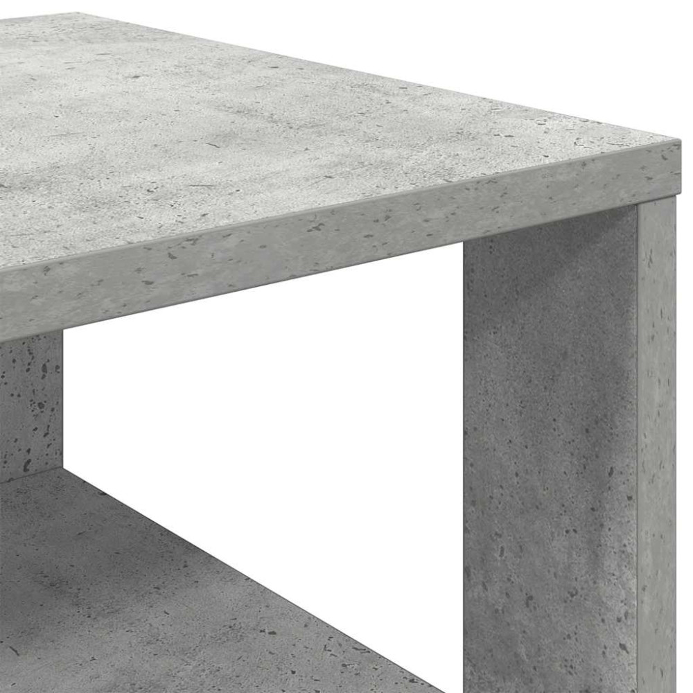 Produktbild för Skohylla betonggrå 61x32x70 cm konstruerat trä